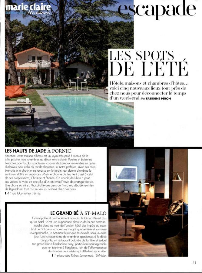 Les Hauts De Jade Maison D'Hotes Pornic Exteriér fotografie